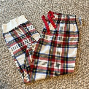 Flannel jogger pants